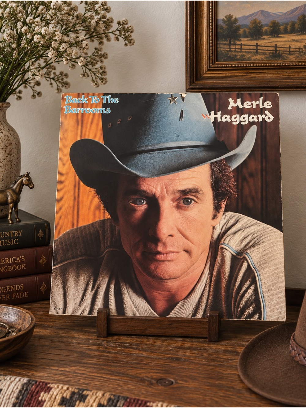 Vintage Merle Haggard Vinyl Record